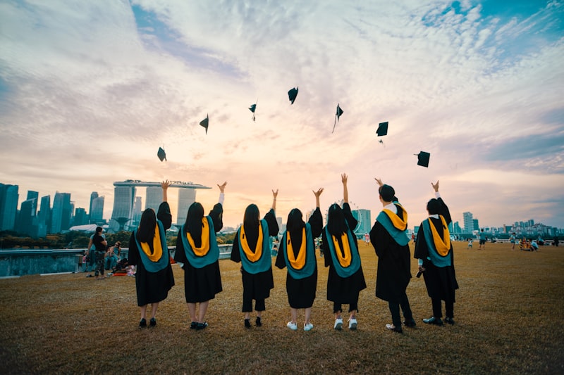 Students celebrating graduation — Study Abroad with Eduglobetech